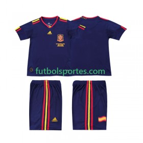 Camiseta España 2010 Retro Niño Segunda Equipación